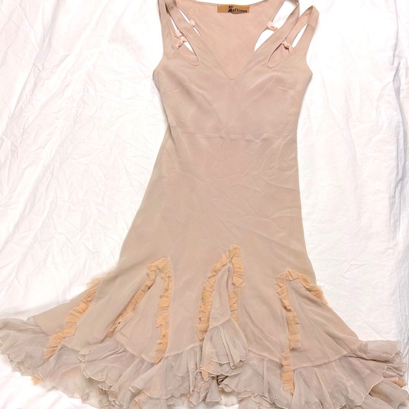 JOHN GALLIANO Authentic Silk Designer Dress
Fits Small (S), Made in France 🇫🇷 - Picture 5 of 10